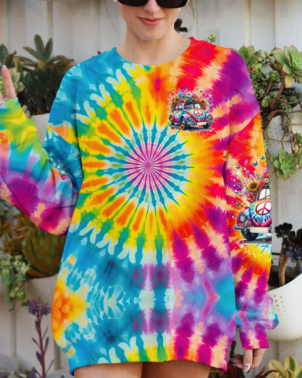 RUNNING AGAINST THE WIND TIE DYE ALL OVER PRINT - TYTM0901243