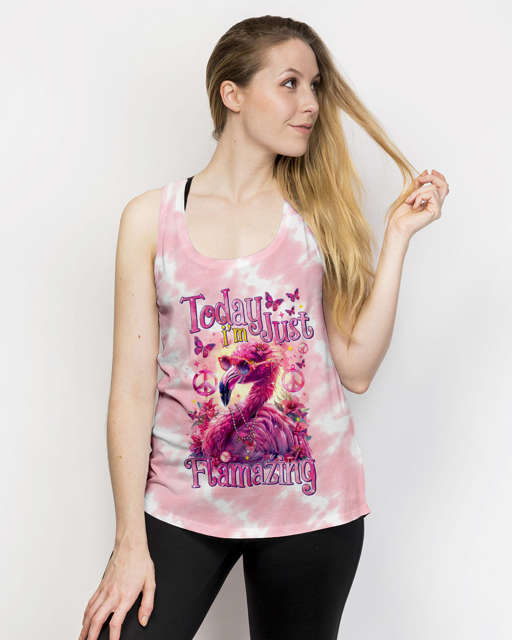 TODAY I'M JUST FLAMAZING TIE DYE ALL OVER PRINT - TYTM0904244