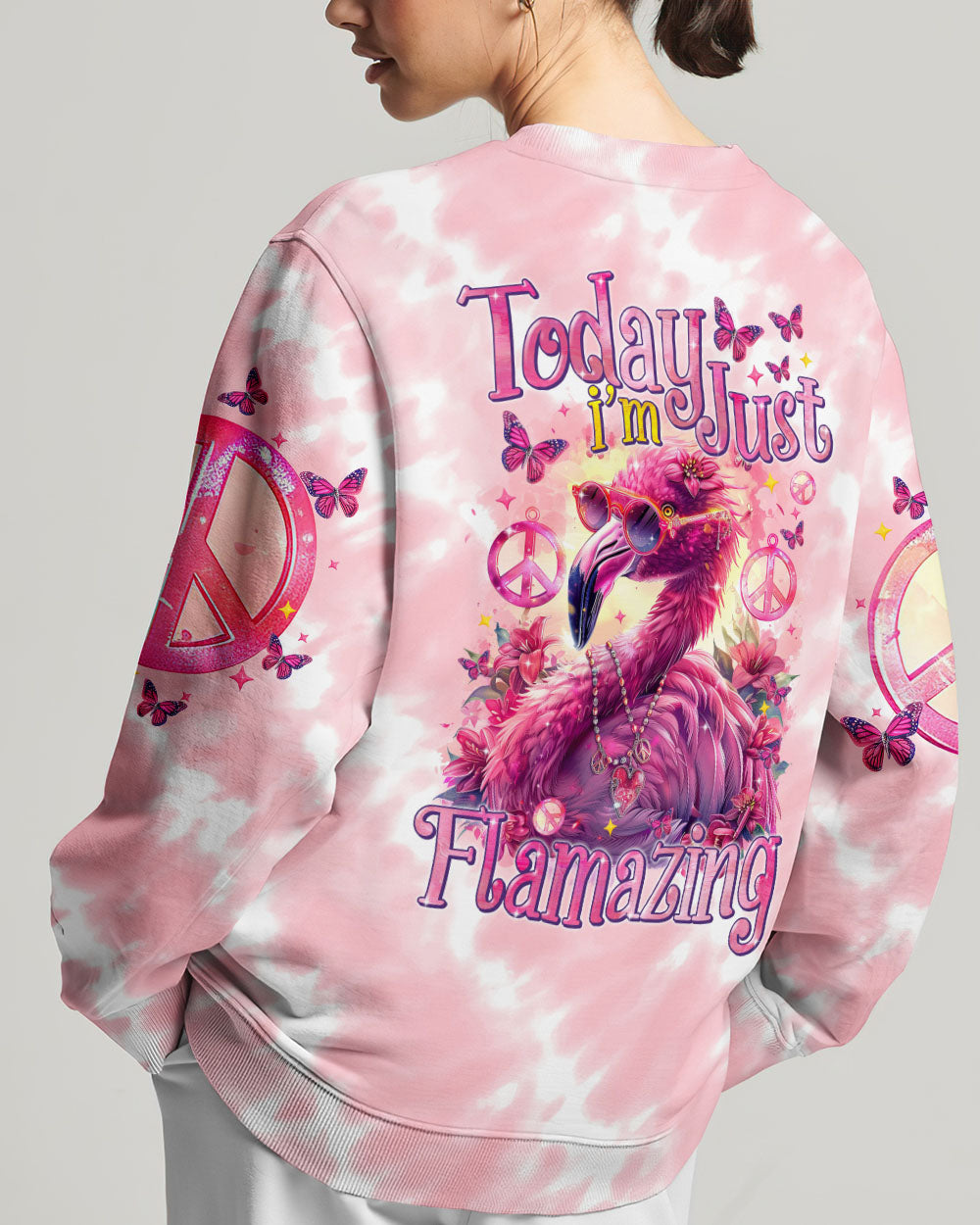 TODAY I'M JUST FLAMAZING TIE DYE ALL OVER PRINT - TYTM0904244