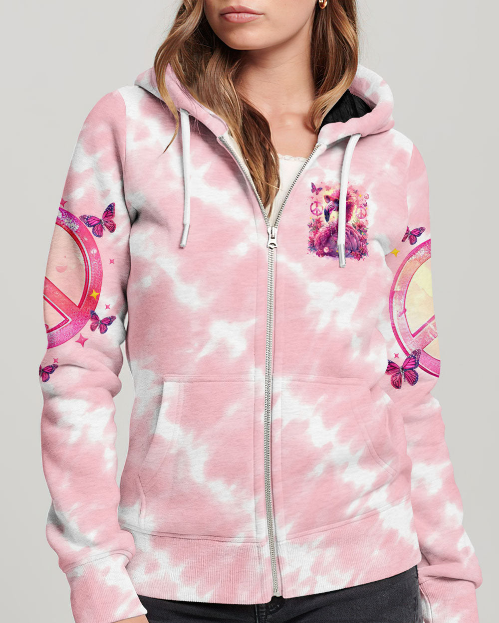 TODAY I'M JUST FLAMAZING TIE DYE ALL OVER PRINT - TYTM0904244