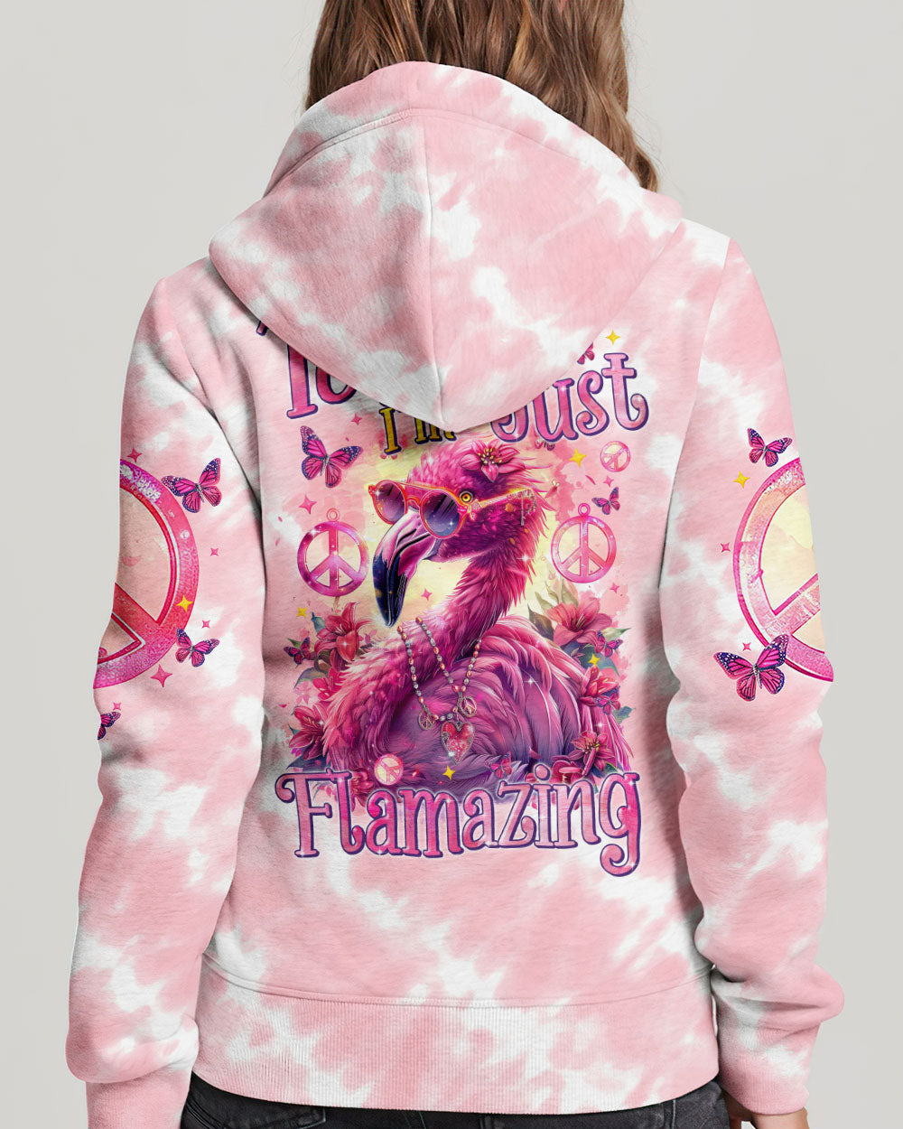 TODAY I'M JUST FLAMAZING TIE DYE ALL OVER PRINT - TYTM0904244