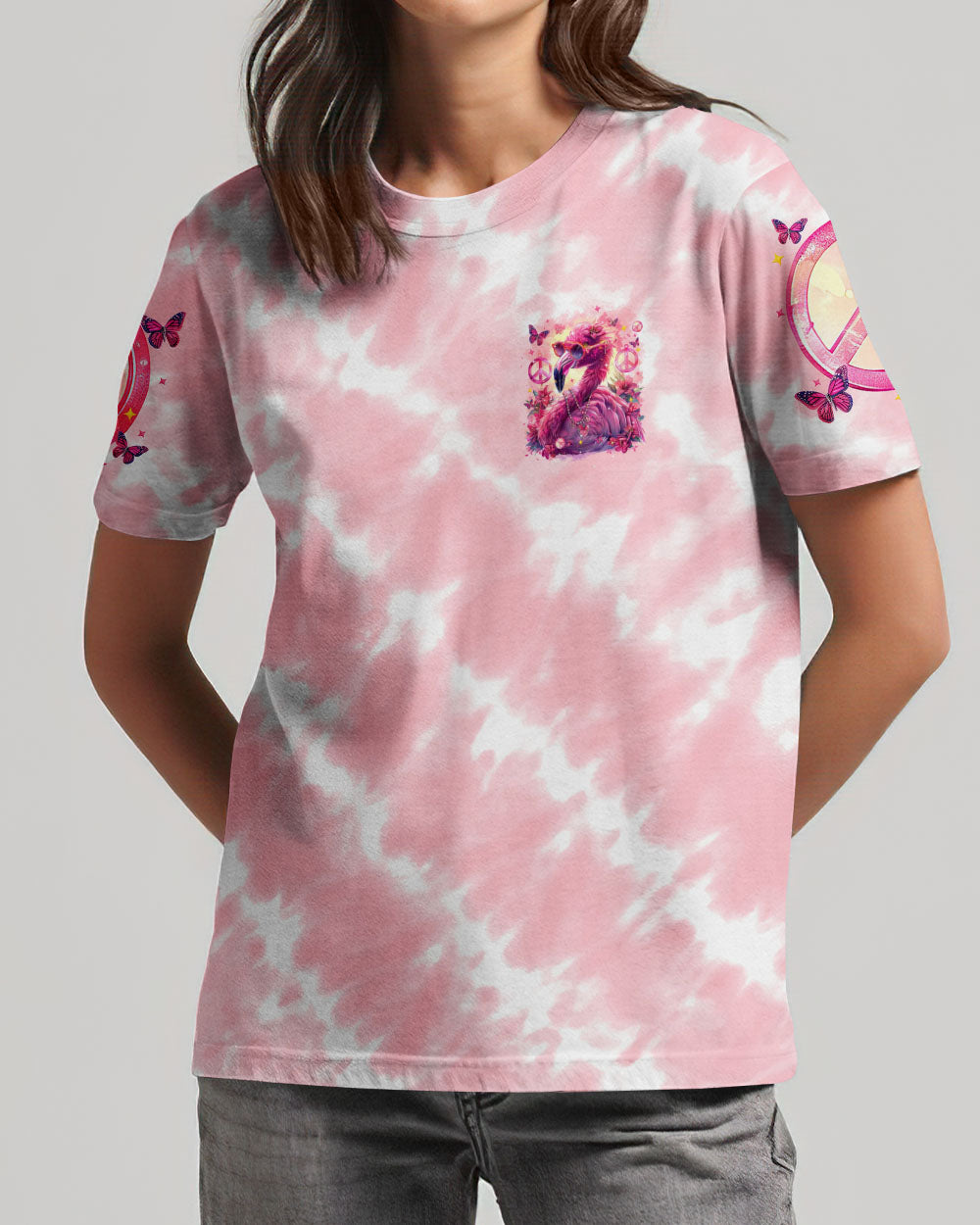 TODAY I'M JUST FLAMAZING TIE DYE ALL OVER PRINT - TYTM0904244