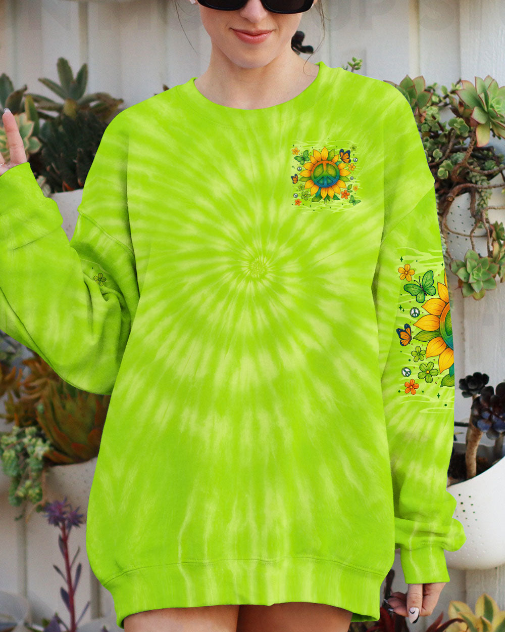 IMAGINE ALL THE PEOPLE LIVING LIFE IN PEACE TIE DYE ALL OVER PRINT - TYTM0904254