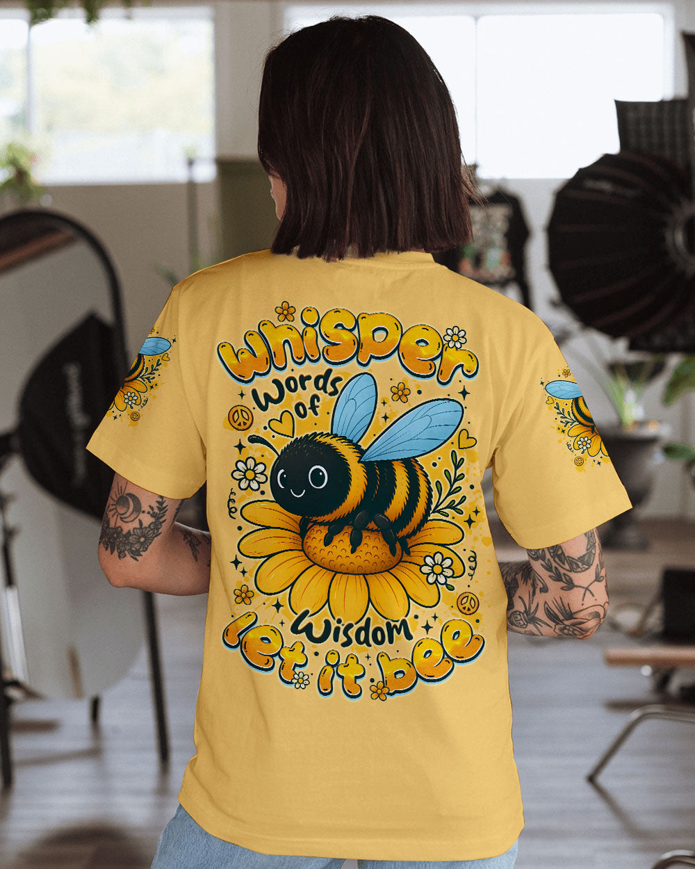 WHISPER WORDS OF WISDOM LET IT BEE ALL OVER PRINT - TYTM0907254