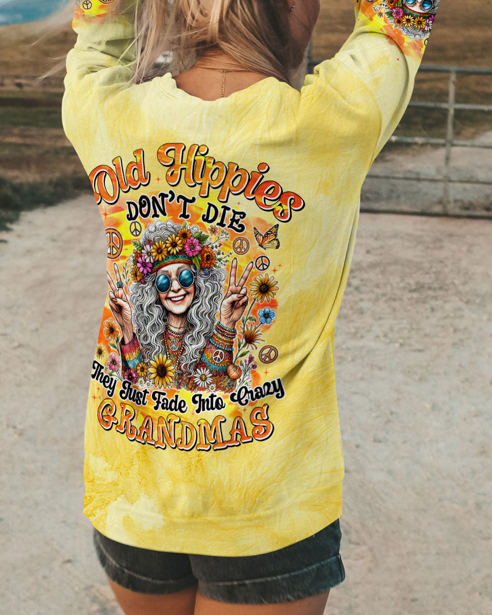 OLD HIPPIES ALL OVER PRINT - TYTM0908241