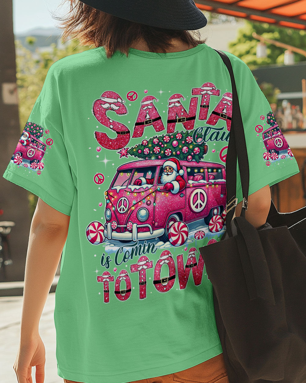 SANTA CLAUS IS COMING CHRISTMAS ALL OVER PRINT - TYTM0910243