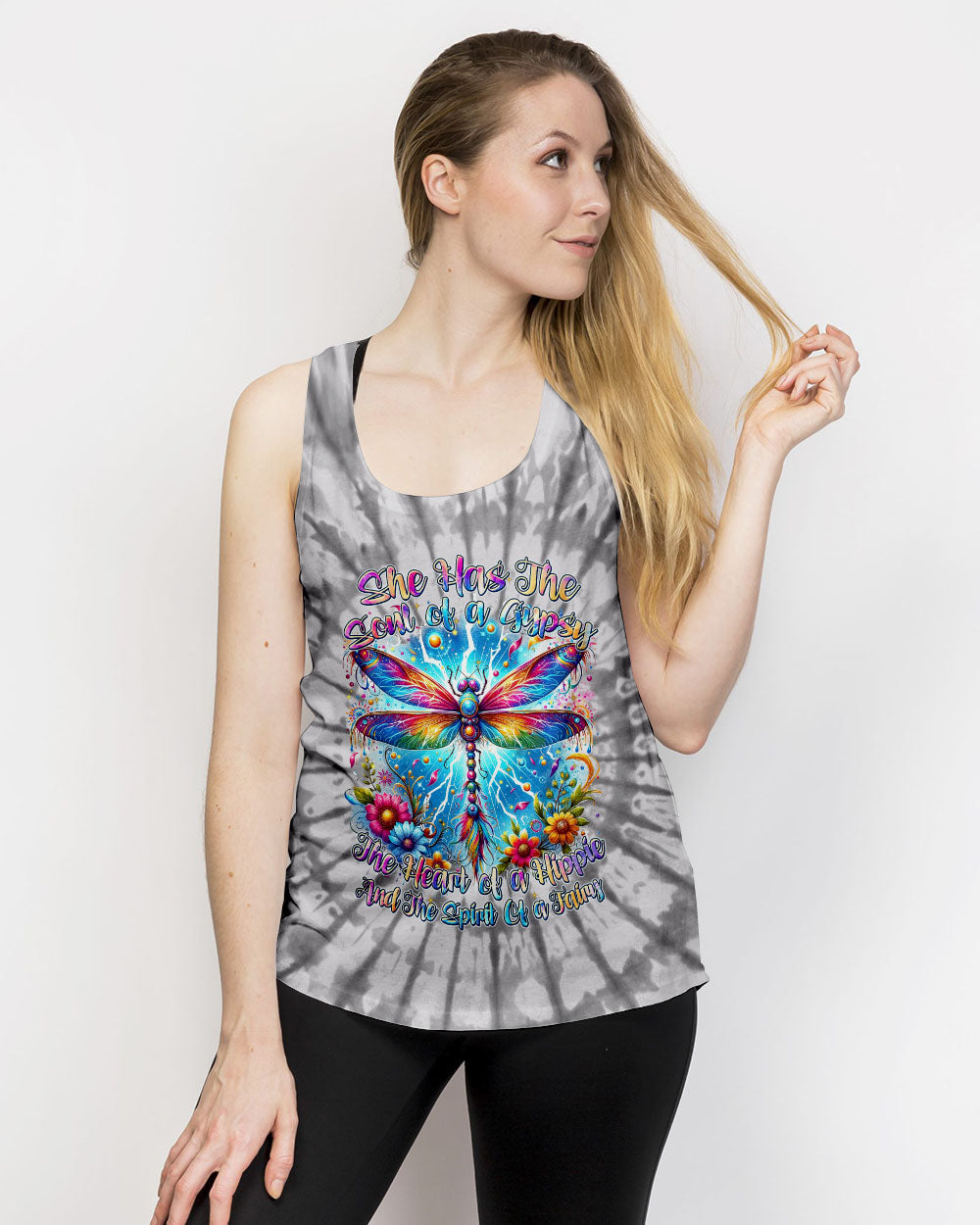 SPIRIT OF A DRAGONFLY TIE DYE ALL OVER PRINT - TYTM0912231