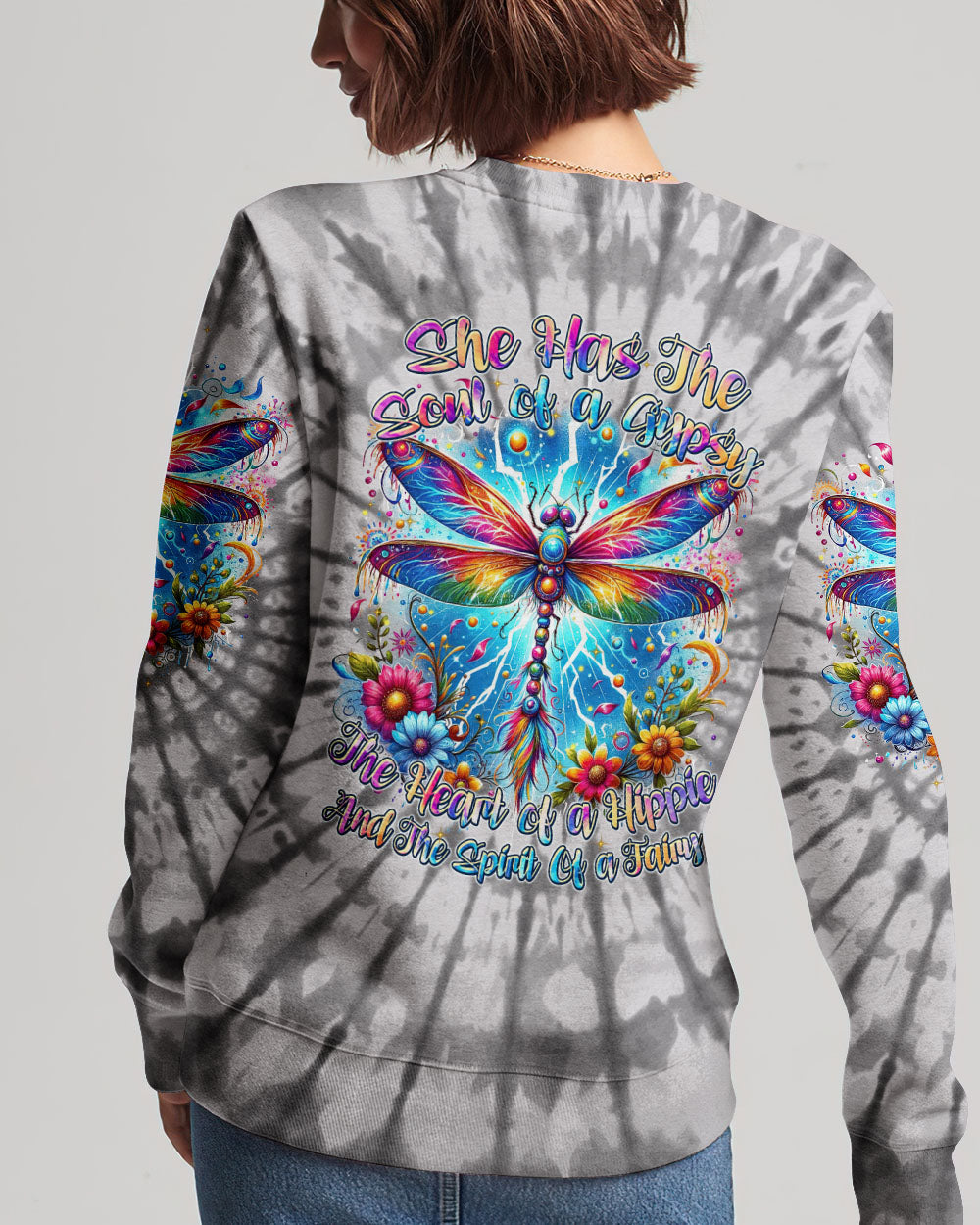 SPIRIT OF A DRAGONFLY TIE DYE ALL OVER PRINT - TYTM0912231