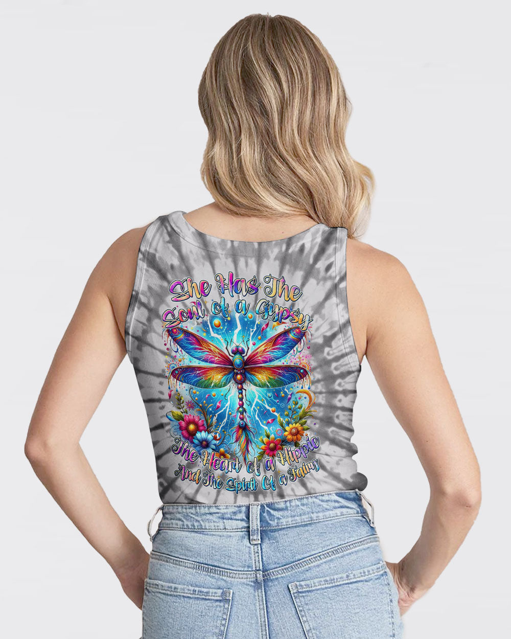 SPIRIT OF A DRAGONFLY TIE DYE ALL OVER PRINT - TYTM0912231
