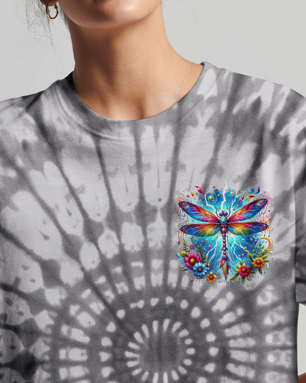 SPIRIT OF A DRAGONFLY TIE DYE ALL OVER PRINT - TYTM0912231
