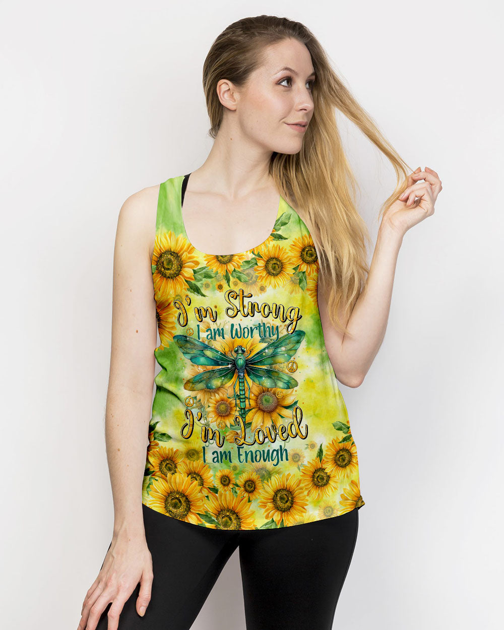 I AM ENOUGH DRAGONFLY ALL OVER PRINT - TYTM1004241