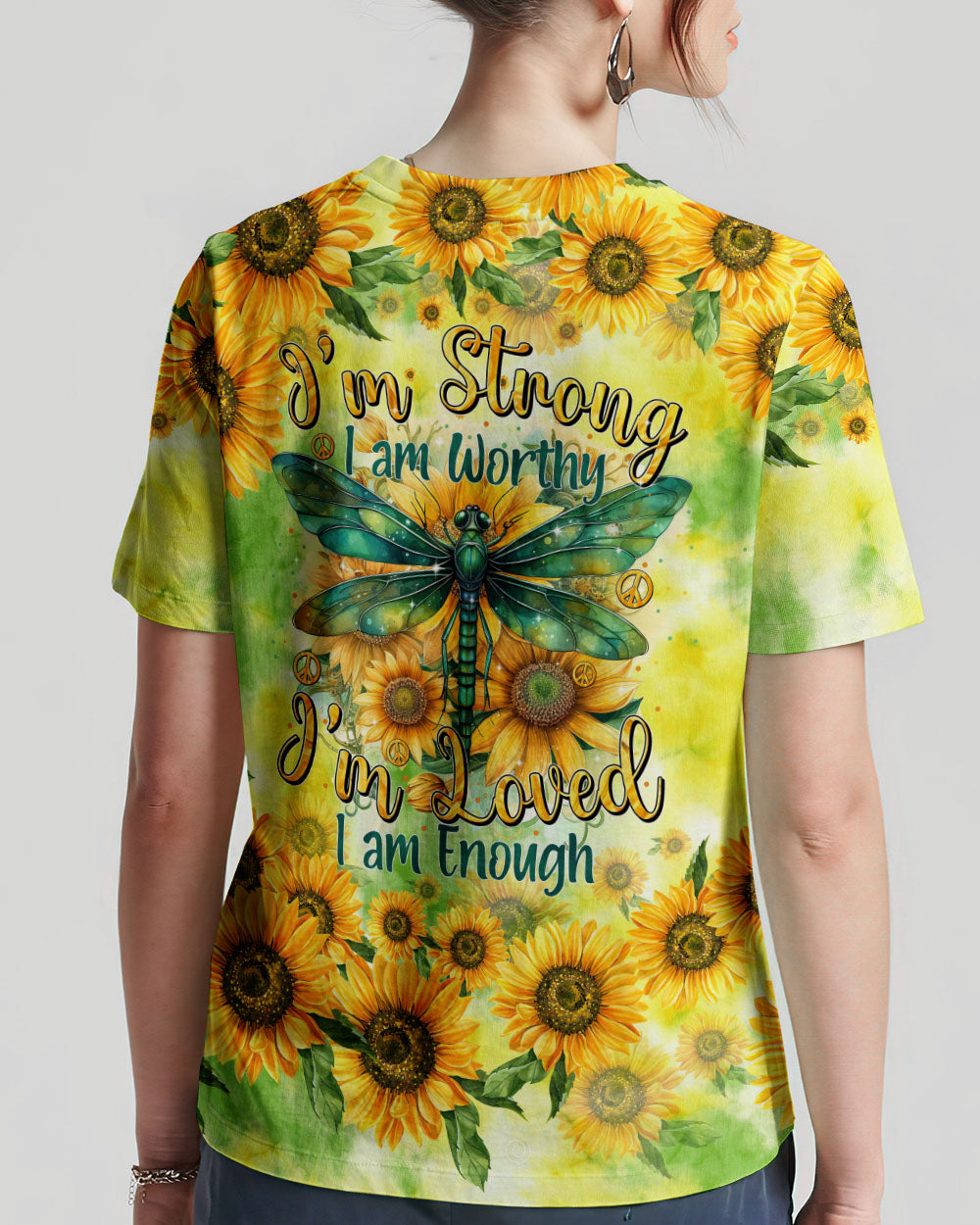 I AM ENOUGH DRAGONFLY ALL OVER PRINT - TYTM1004241