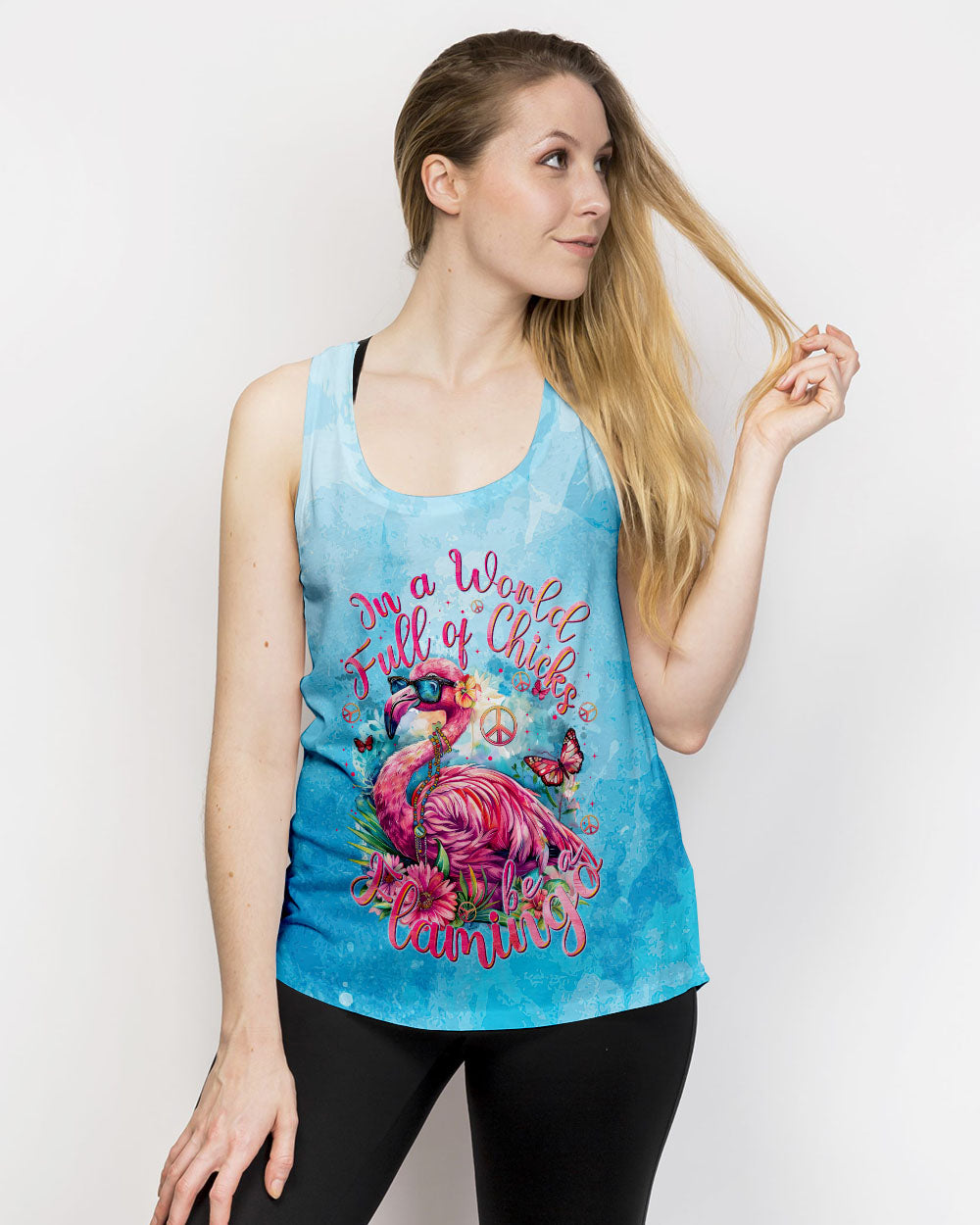 BE A FLAMINGO ALL OVER PRINT - TYTM1004243