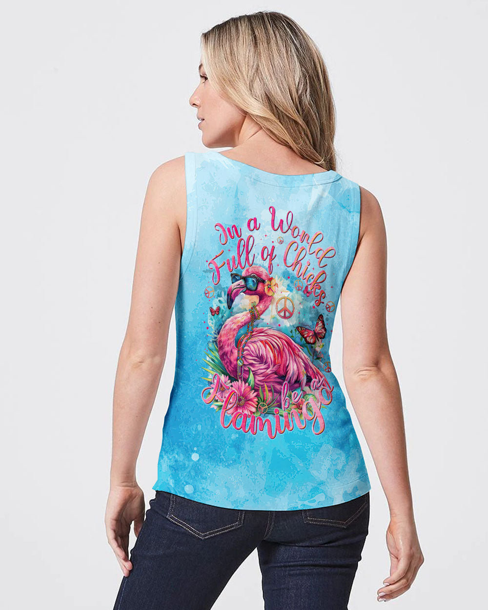 BE A FLAMINGO ALL OVER PRINT - TYTM1004243