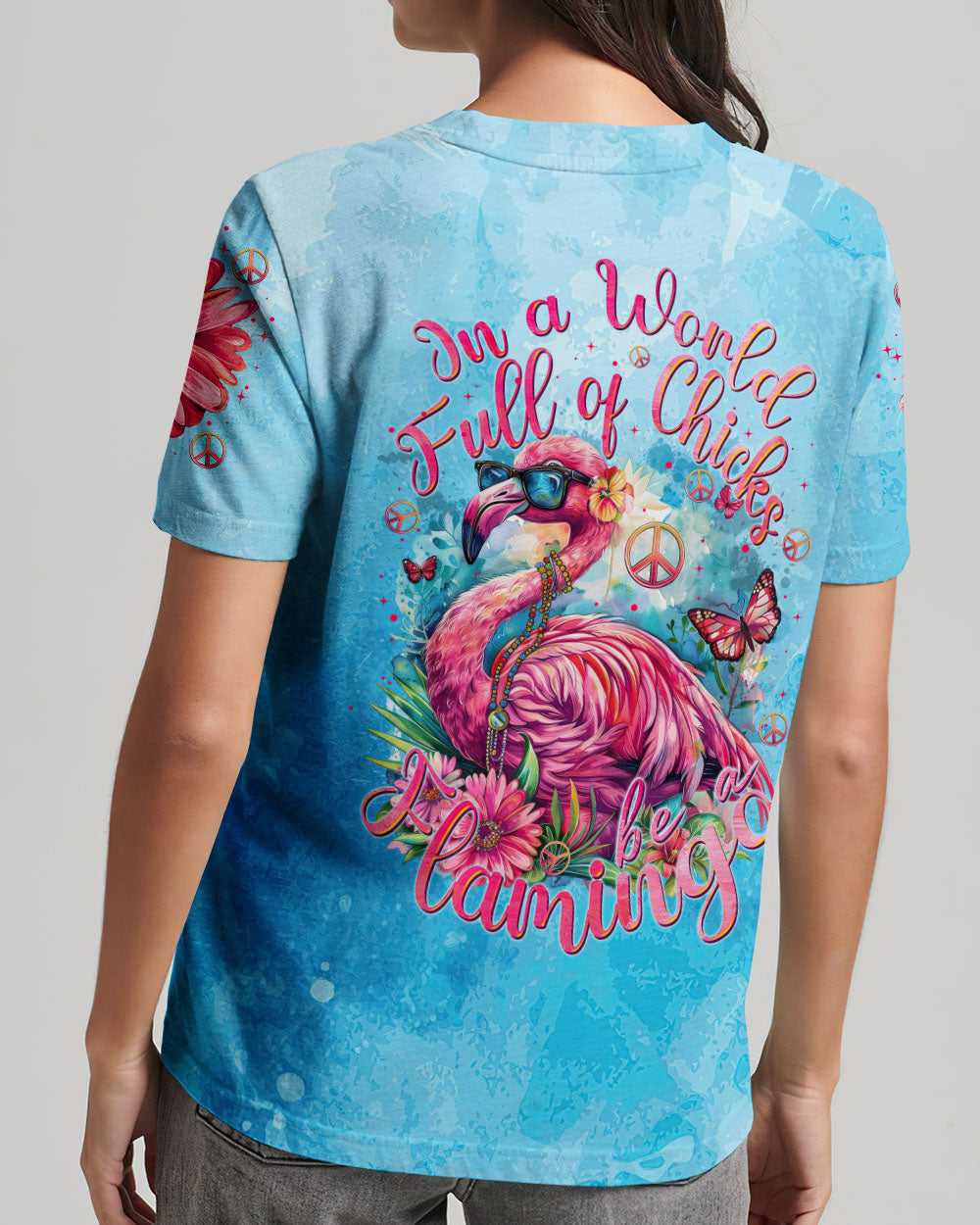 BE A FLAMINGO ALL OVER PRINT - TYTM1004243