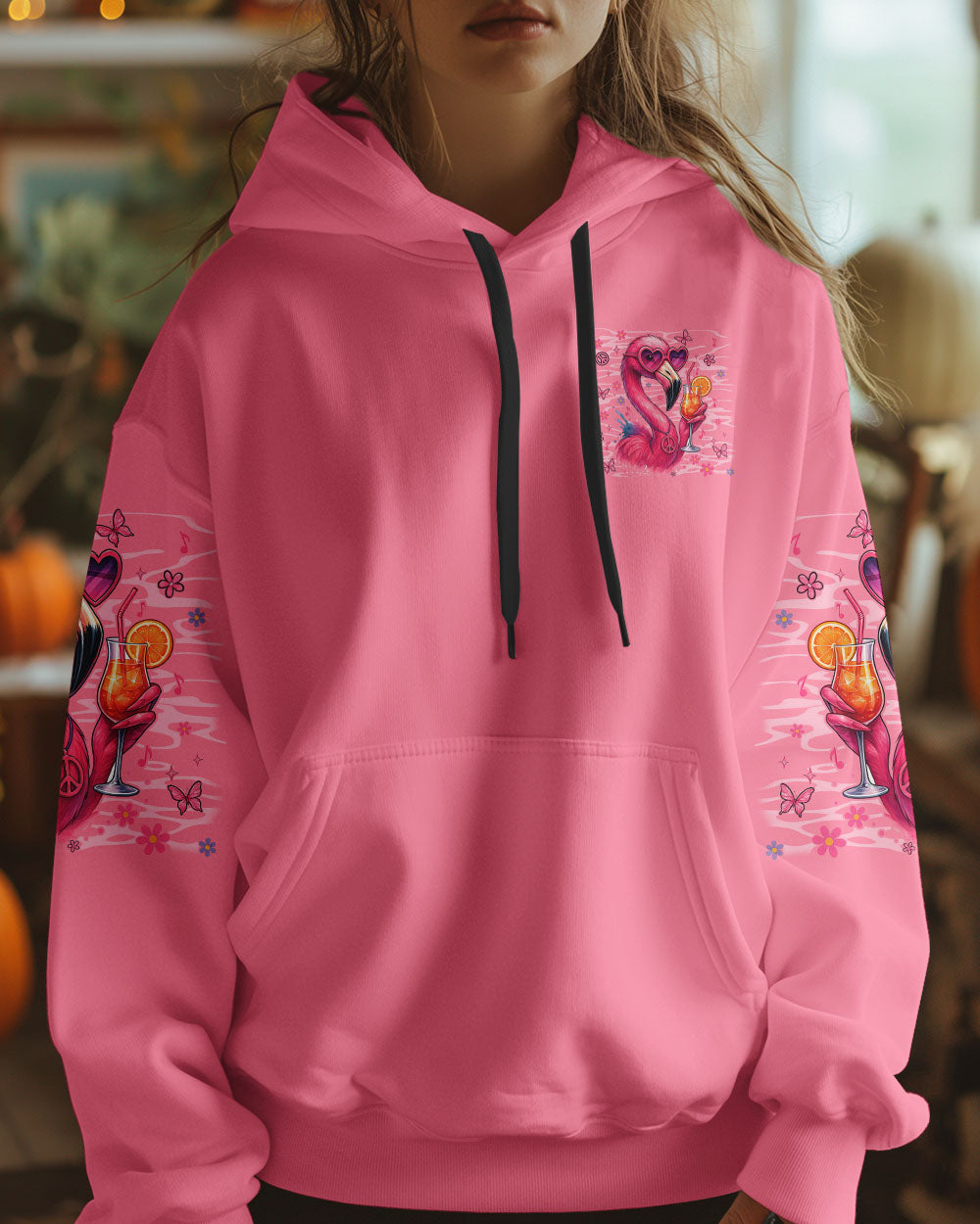 I AM THE CRAZY FLAMINGO LADY ALL OVER PRINT - TYTM1004251