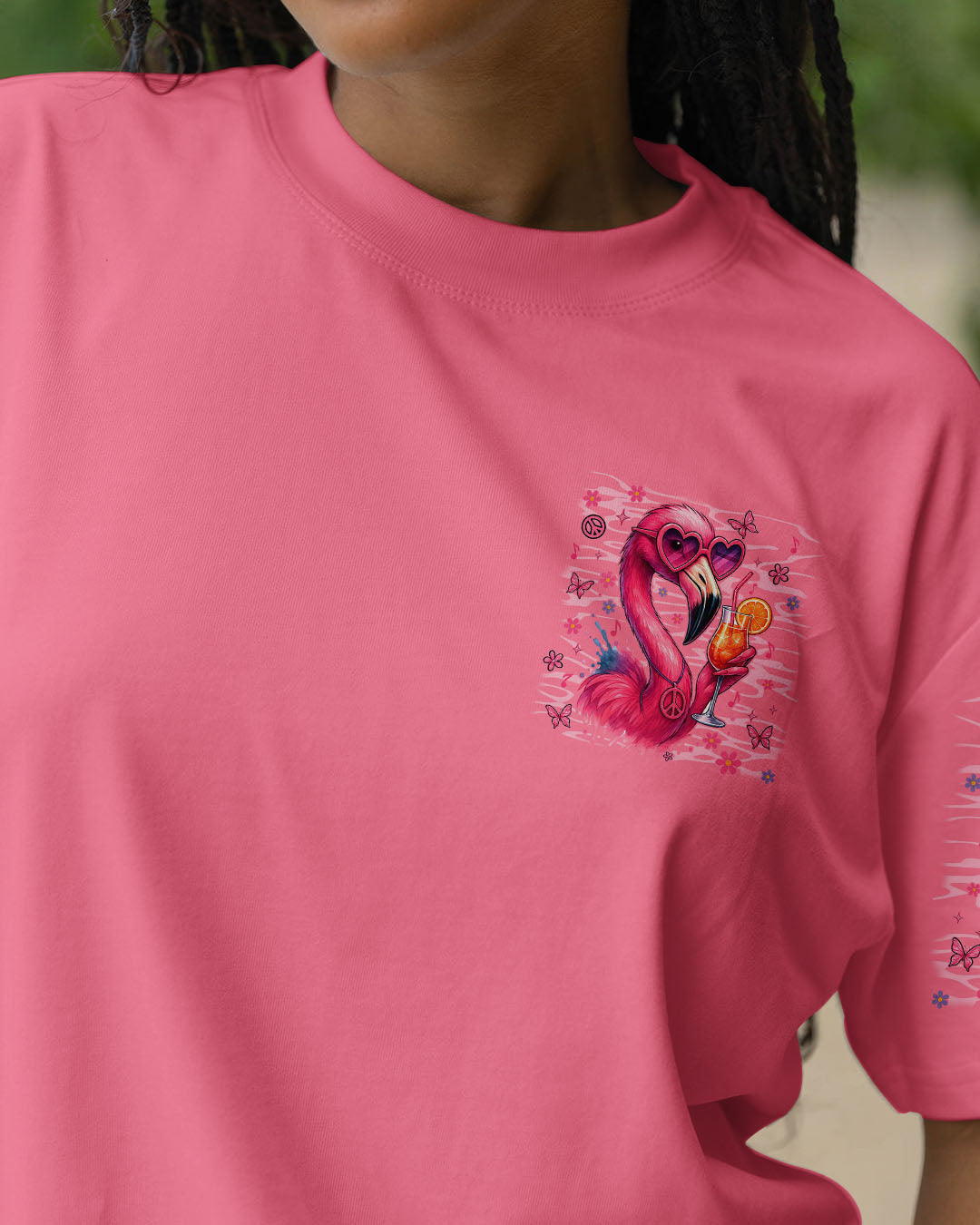 I AM THE CRAZY FLAMINGO LADY ALL OVER PRINT - TYTM1004251