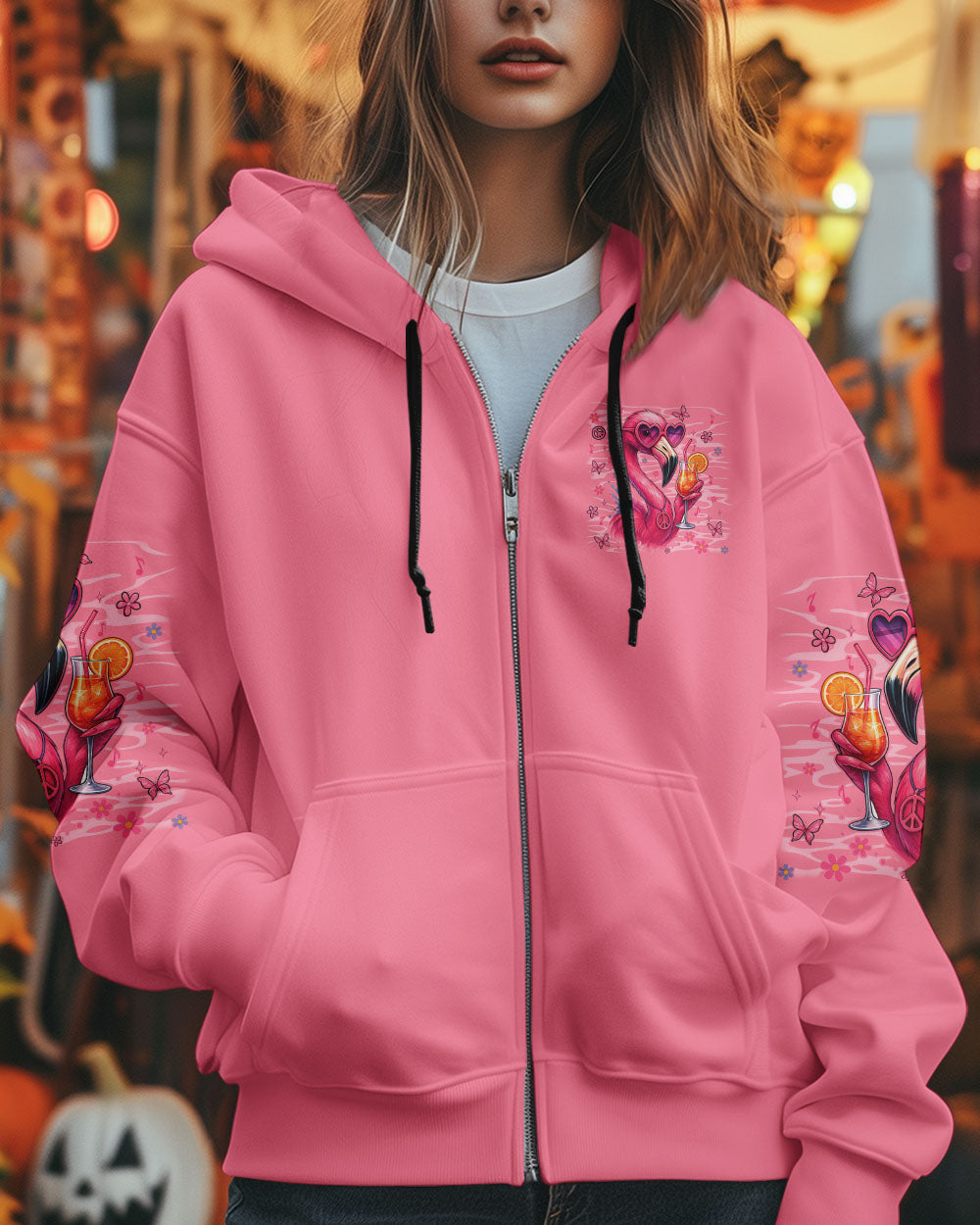 I AM THE CRAZY FLAMINGO LADY ALL OVER PRINT - TYTM1004251
