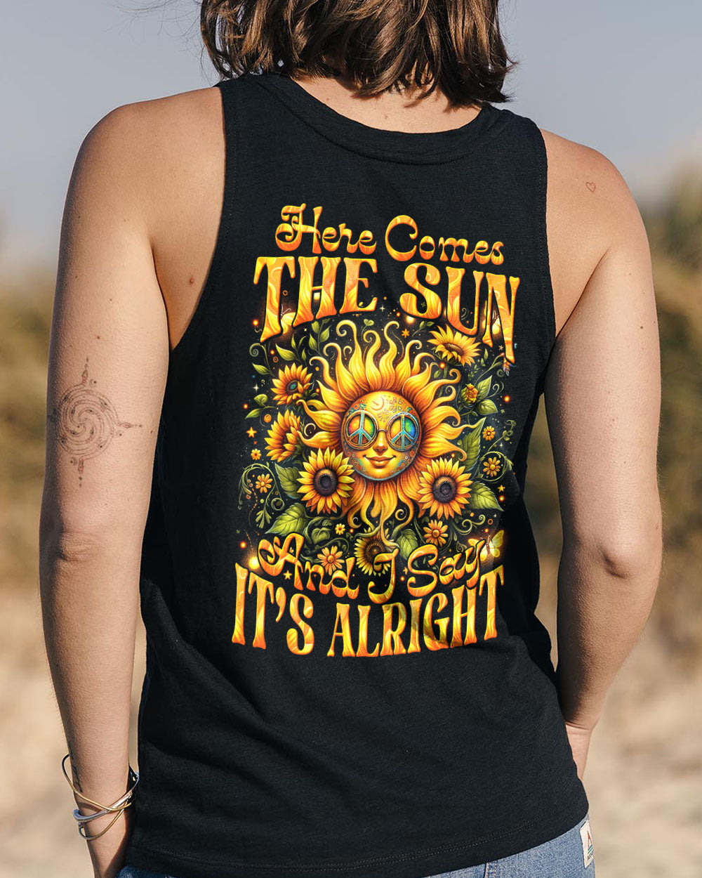 HERE COMES THE SUN ALL OVER PRINT - TYTM1005244