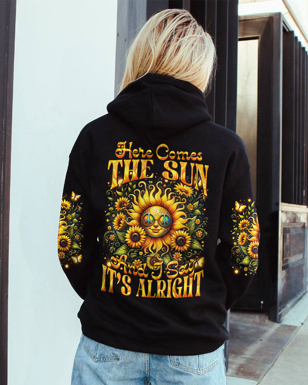 HERE COMES THE SUN ALL OVER PRINT - TYTM1005244