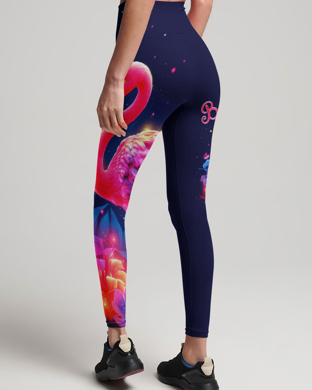 BE YOU THE WORLD WILL ADJUST FLAMINGO ALL OVER PRINT - TYTM1006232