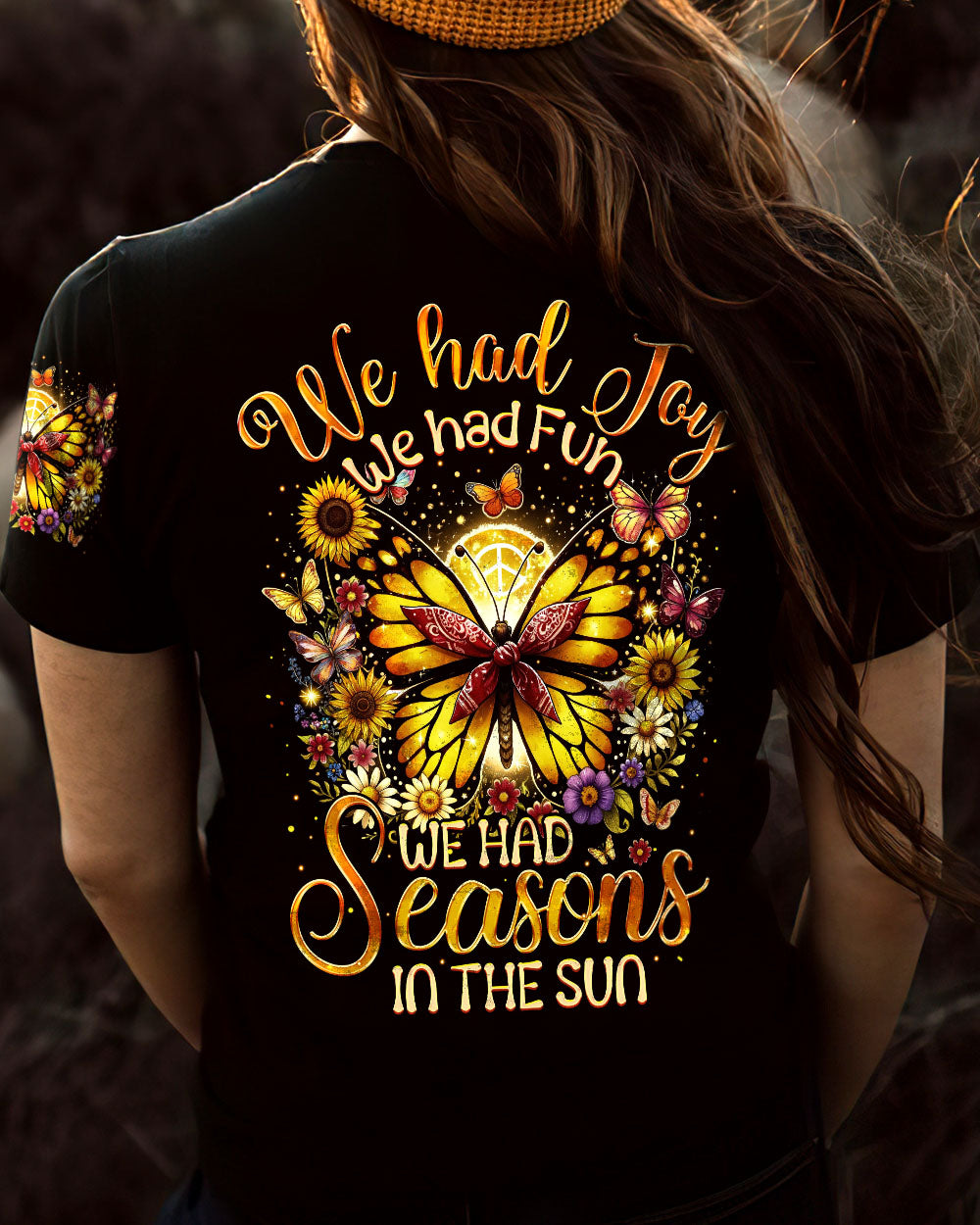 WE HAD SEASONS IN THE SUN BUTTERFLY ALL OVER PRINT - TYTM1006244