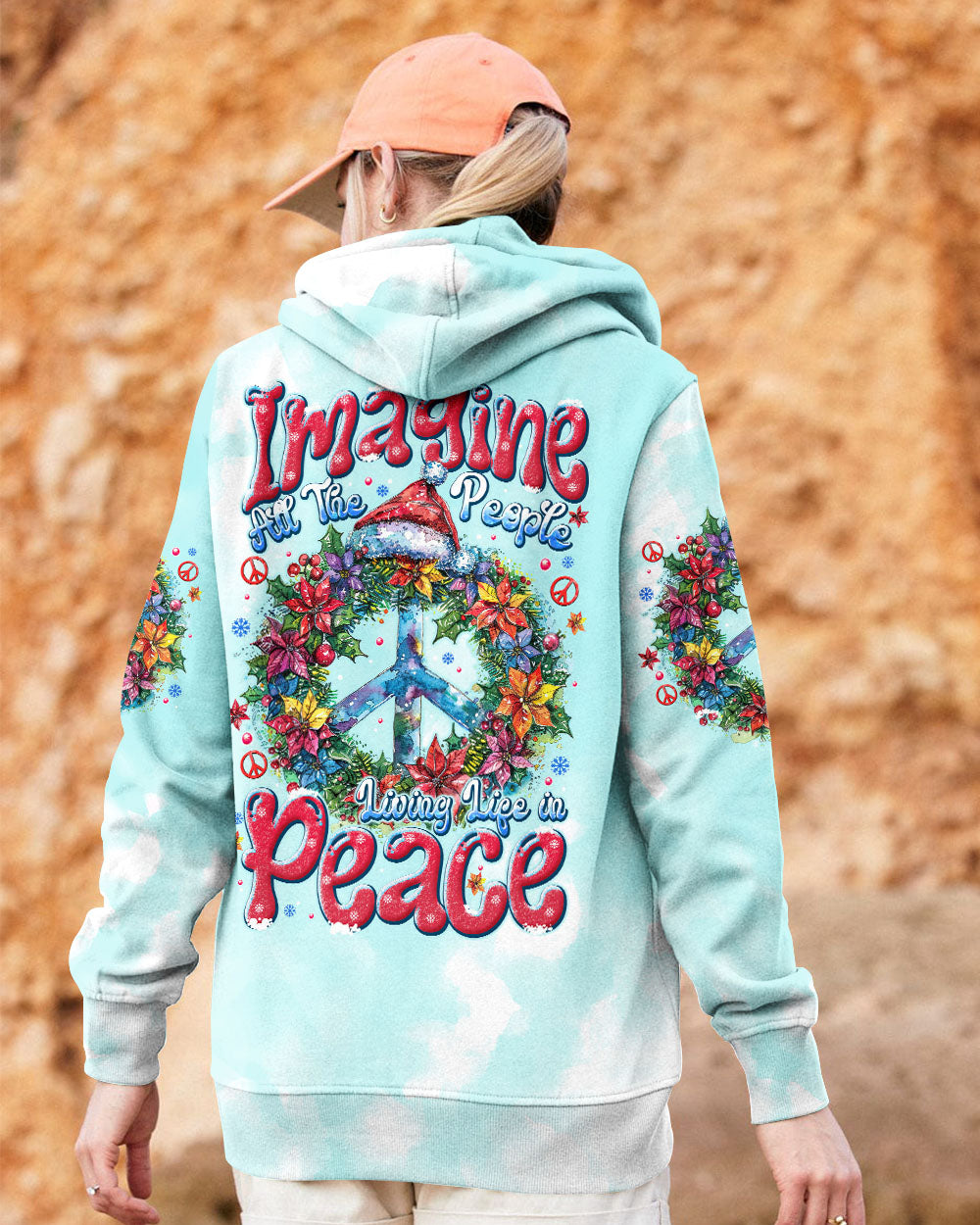 IMAGINE ALL THE PEOPLE LIVING LIFE IN PEACE CHRISTMAS ALL OVER PRINT - TYTM1010243