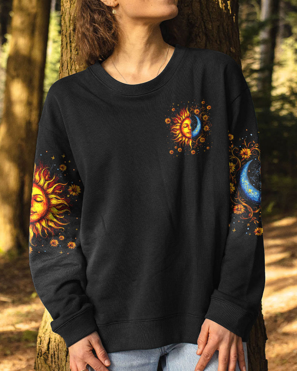 WHISPER WORDS OF WISDOM LET IT BE SUN AND MOON ALL OVER PRINT - TYTM1012243