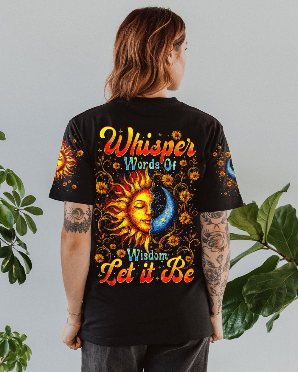 WHISPER WORDS OF WISDOM LET IT BE SUN AND MOON ALL OVER PRINT - TYTM1012243