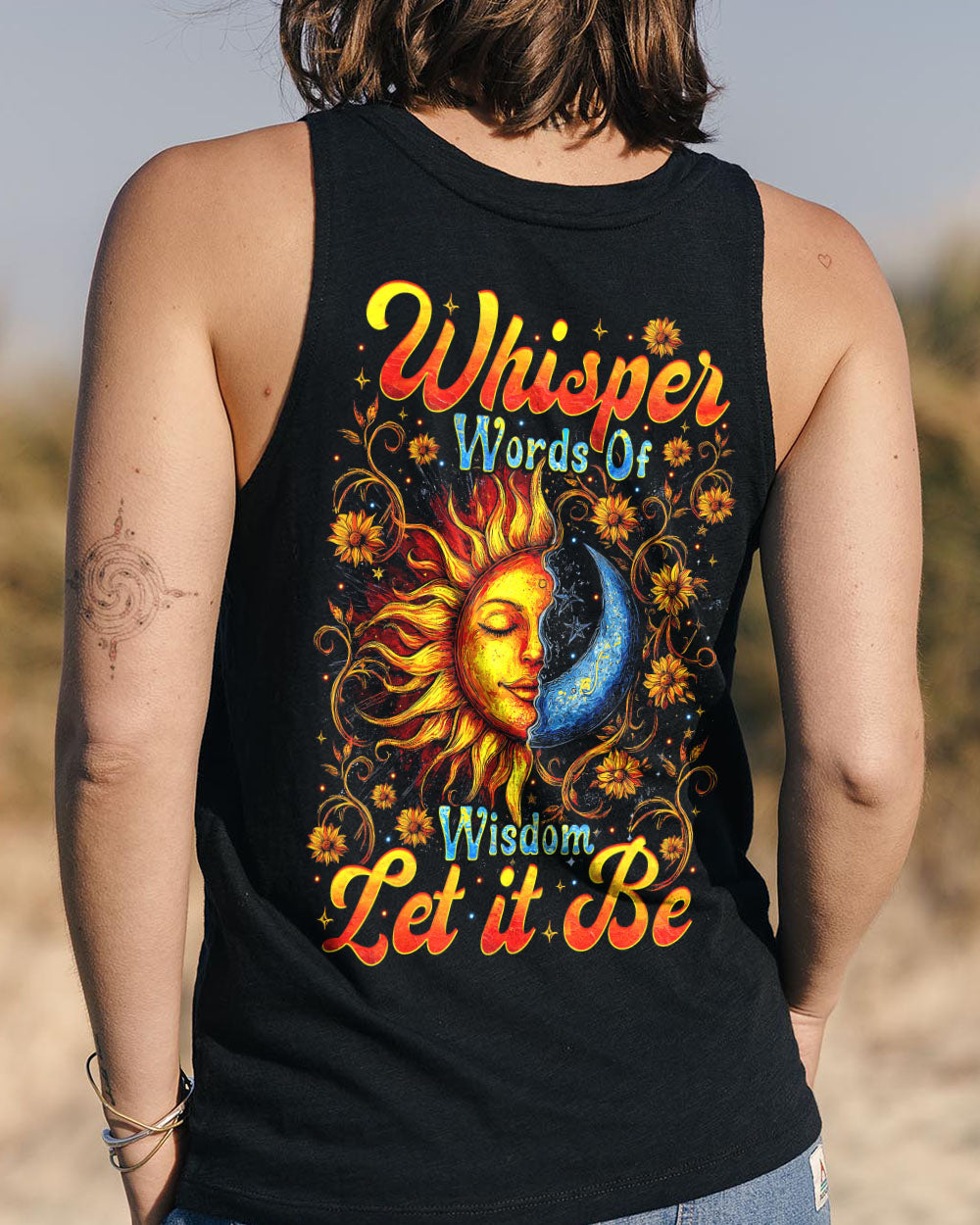 WHISPER WORDS OF WISDOM LET IT BE SUN AND MOON ALL OVER PRINT - TYTM1012243