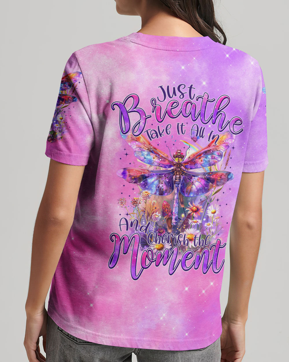 JUST BREATHE DRAGONFLY ALL OVER PRINT - TYTM1103242