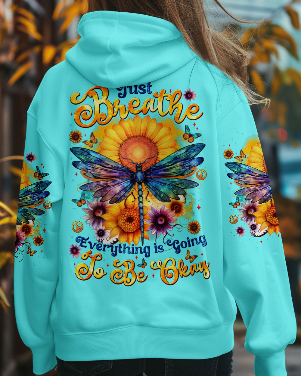 JUST BREATHE DRAGONFLY ALL OVER PRINT - TYTM1103254
