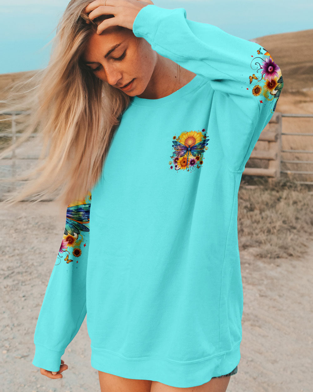JUST BREATHE DRAGONFLY ALL OVER PRINT - TYTM1103254