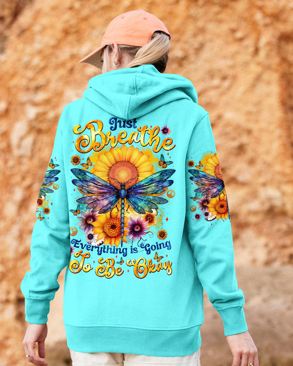 JUST BREATHE DRAGONFLY ALL OVER PRINT - TYTM1103254