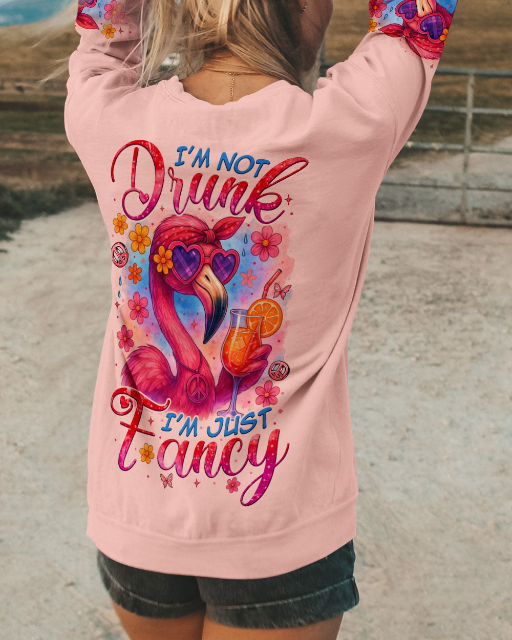I'M JUST FANCY FLAMINGO ALL OVER PRINT - TYTM1104251