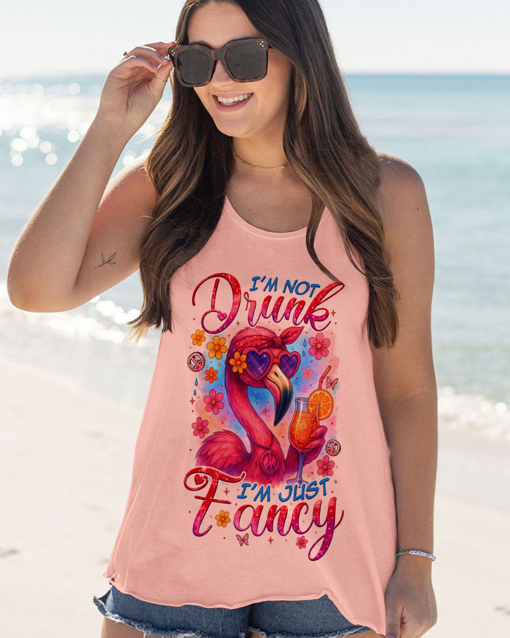 I'M JUST FANCY FLAMINGO ALL OVER PRINT - TYTM1104251