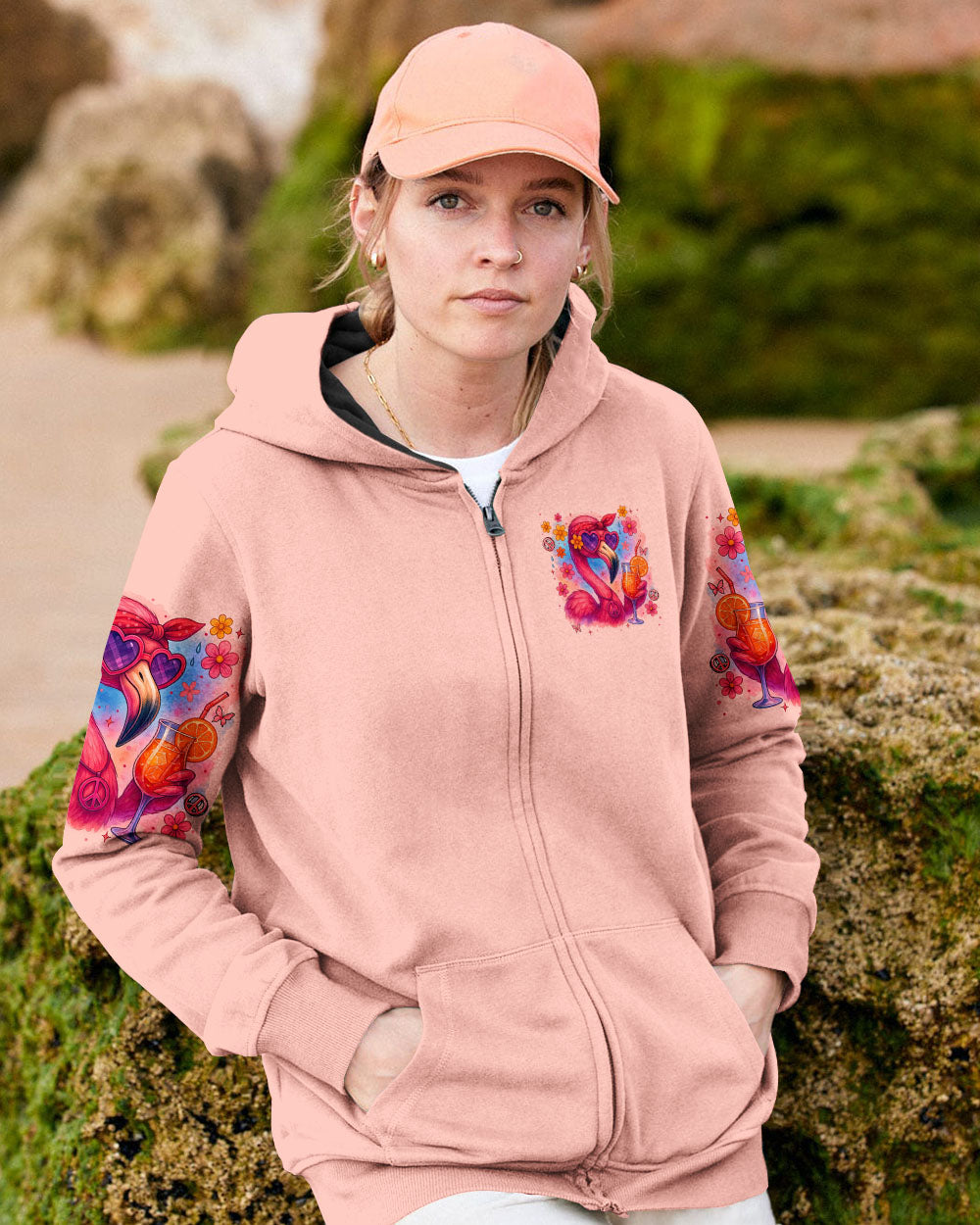 I'M JUST FANCY FLAMINGO ALL OVER PRINT - TYTM1104251