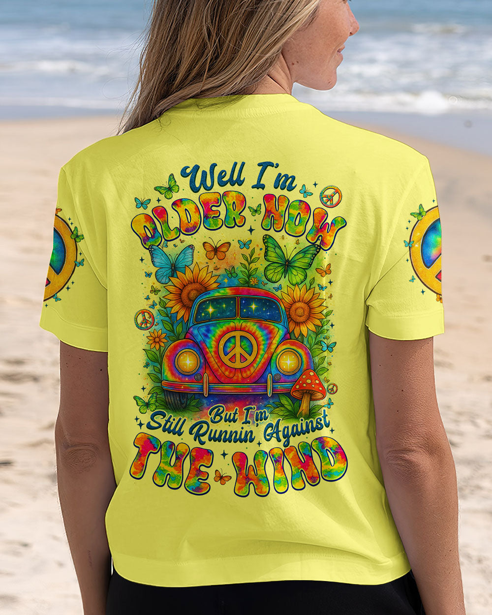 RUNNING AGAINST THE WIND CAR TIE DYE ALL OVER PRINT - TYTM1106253