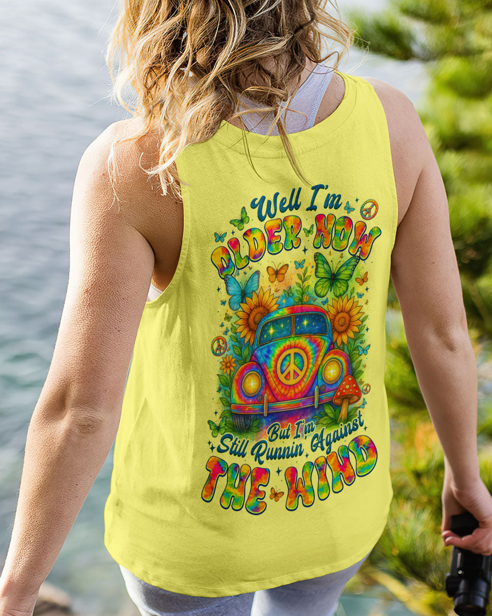 RUNNING AGAINST THE WIND CAR TIE DYE ALL OVER PRINT - TYTM1106253