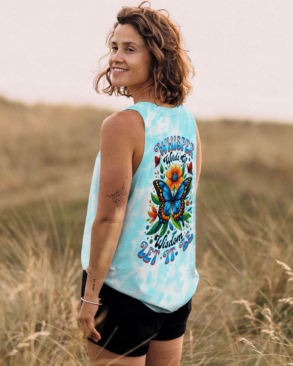 WHISPER WORDS OF WISDOM LET IT BE BUTTERFLY ALL OVER PRINT - TYTM1107252