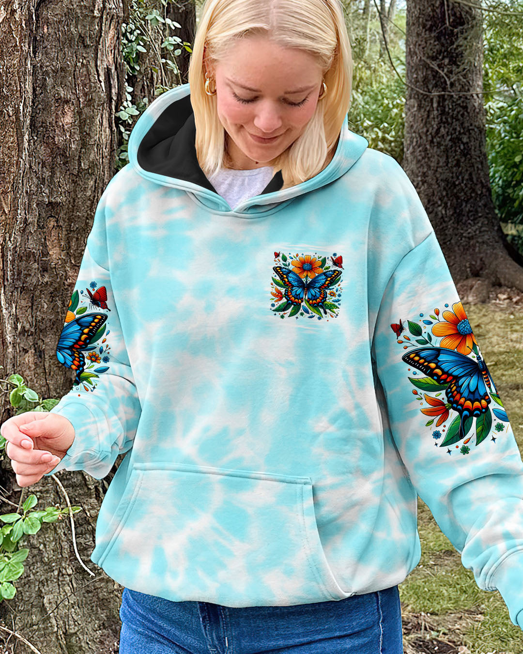 WHISPER WORDS OF WISDOM LET IT BE BUTTERFLY ALL OVER PRINT - TYTM1107252