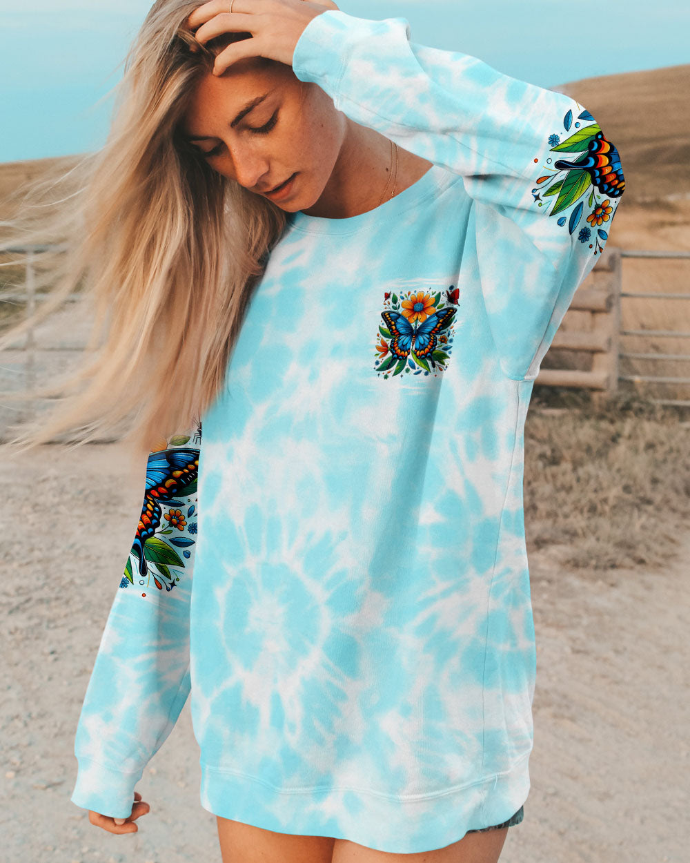 WHISPER WORDS OF WISDOM LET IT BE BUTTERFLY ALL OVER PRINT - TYTM1107252