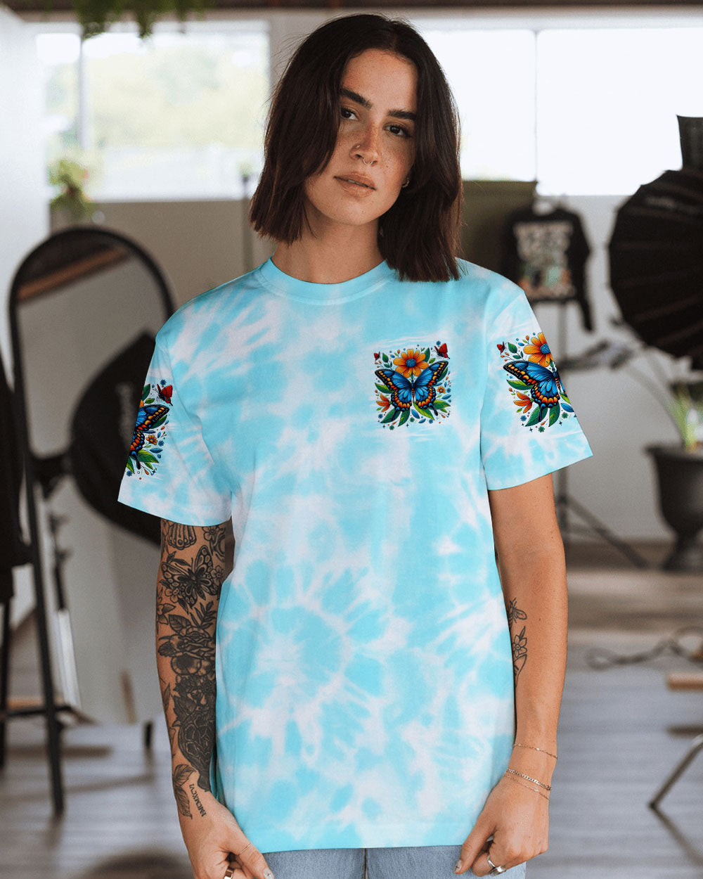 WHISPER WORDS OF WISDOM LET IT BE BUTTERFLY ALL OVER PRINT - TYTM1107252
