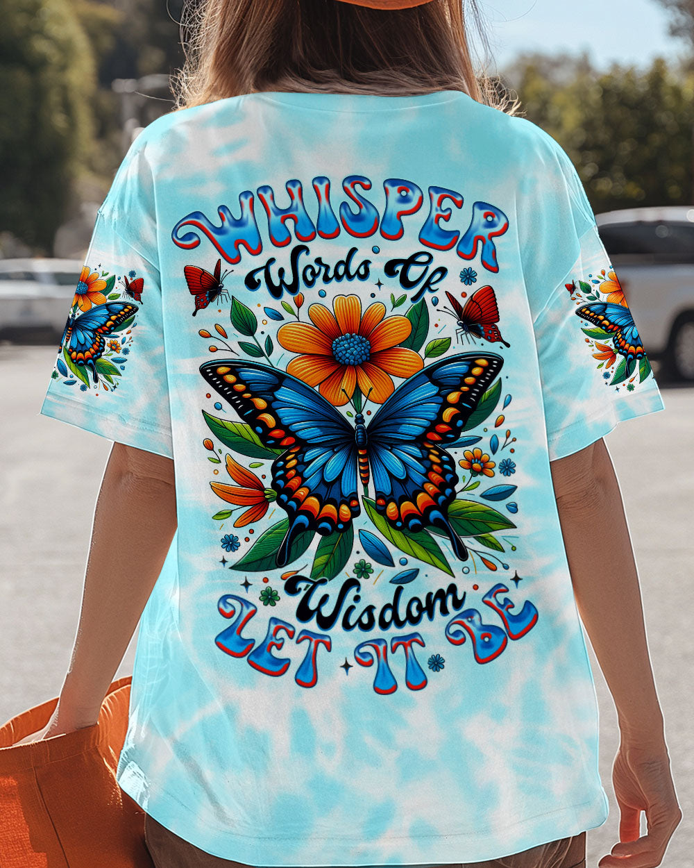 WHISPER WORDS OF WISDOM LET IT BE BUTTERFLY ALL OVER PRINT - TYTM1107252