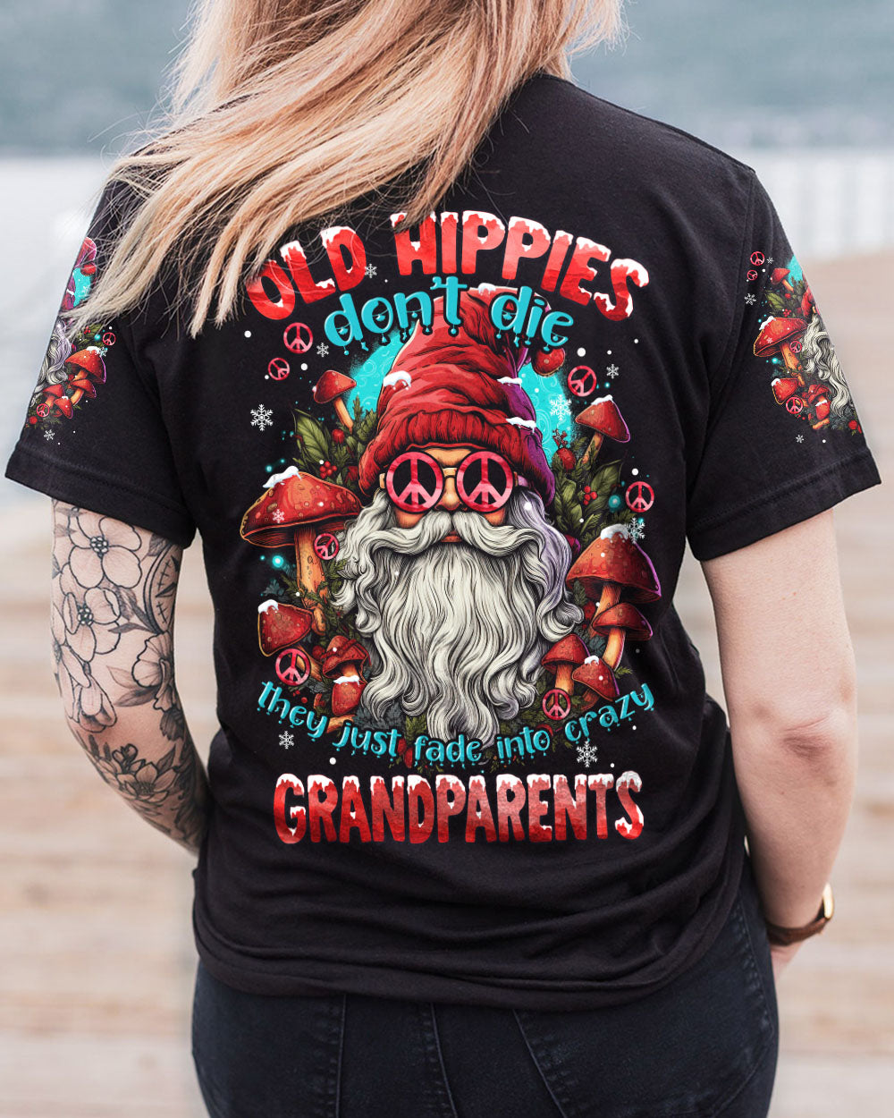 OLD HIPPIES SANTA CHRISTMAS ALL OVER PRINT - TYTM1109231
