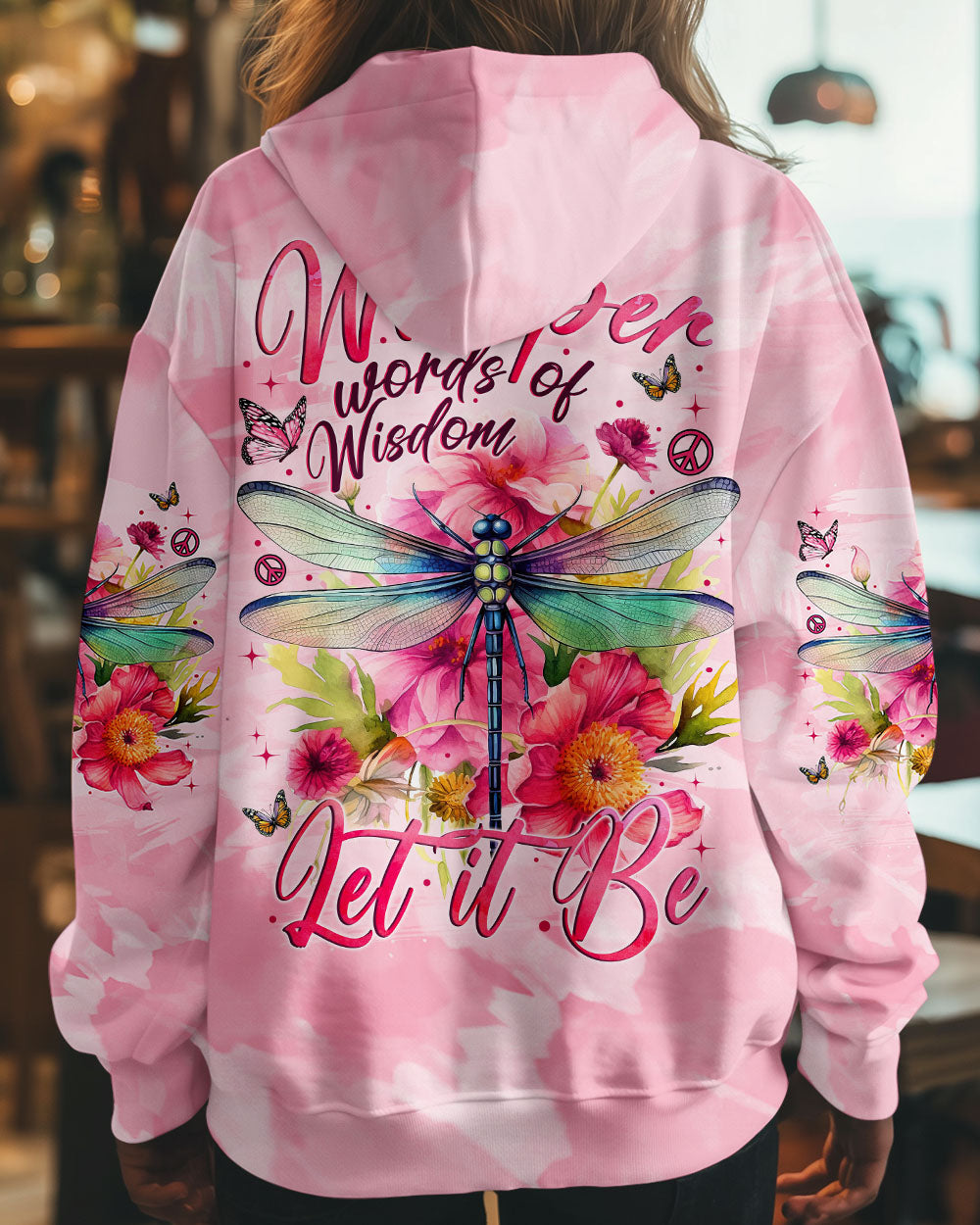 WHISPER WORDS OF WISDOM LET IT BE DRAGONLFY ALL OVER PRINT - TYTM1110241