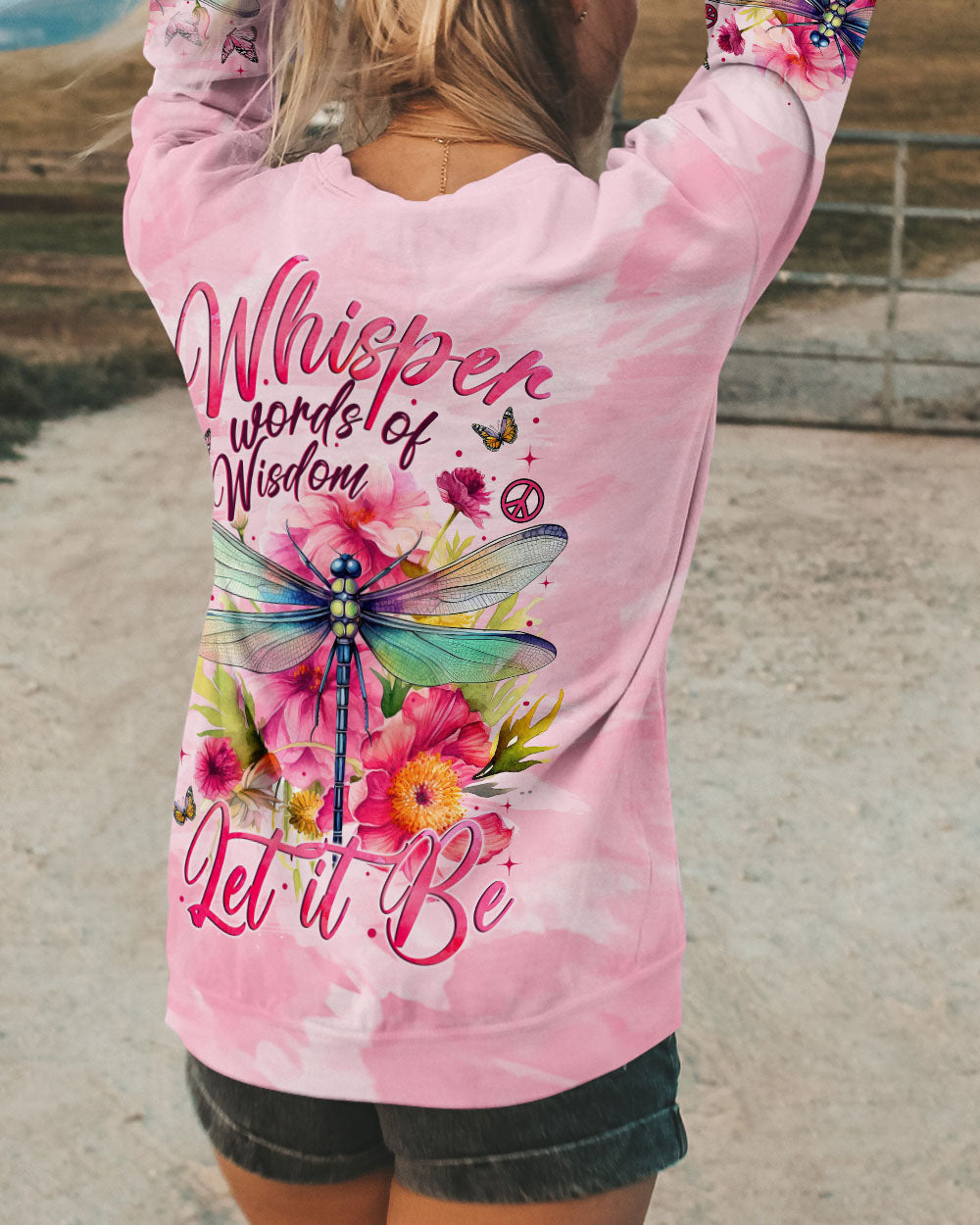 WHISPER WORDS OF WISDOM LET IT BE DRAGONLFY ALL OVER PRINT - TYTM1110241