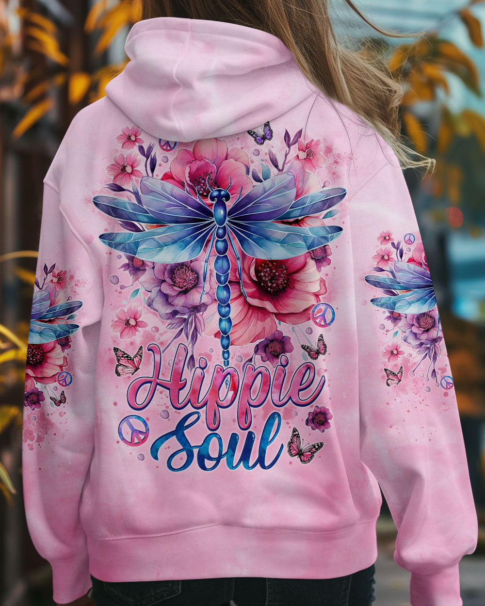 HIPPIE SOUL DRAGONFLY ALL OVER PRINT - TYTM1110244