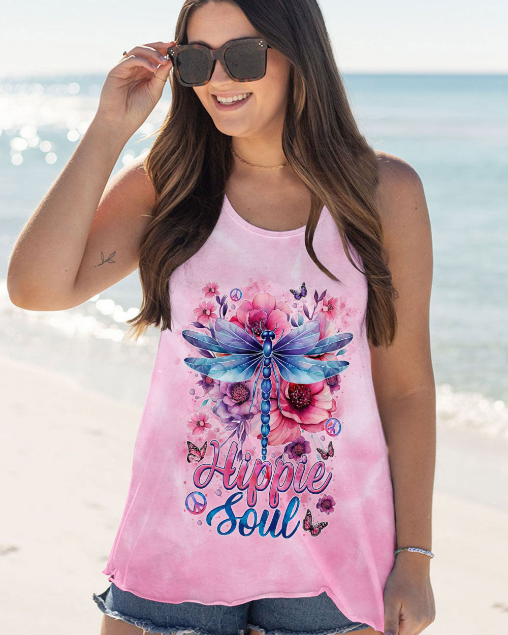 HIPPIE SOUL DRAGONFLY ALL OVER PRINT - TYTM1110244