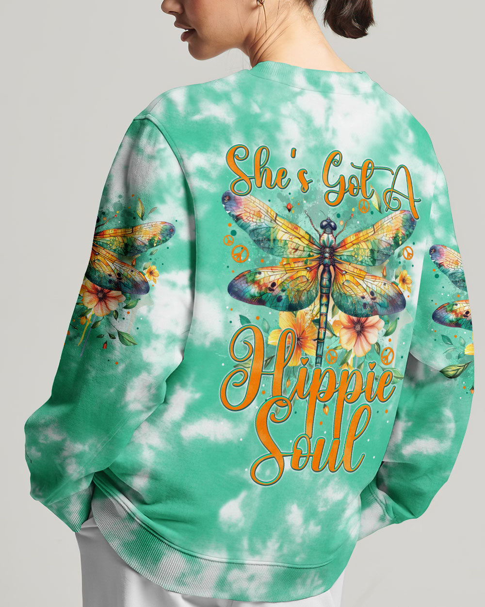 SHE'S GOT A HIPPIE SOUL DRAGONFLY ALL OVER PRINT - TYTM1204244